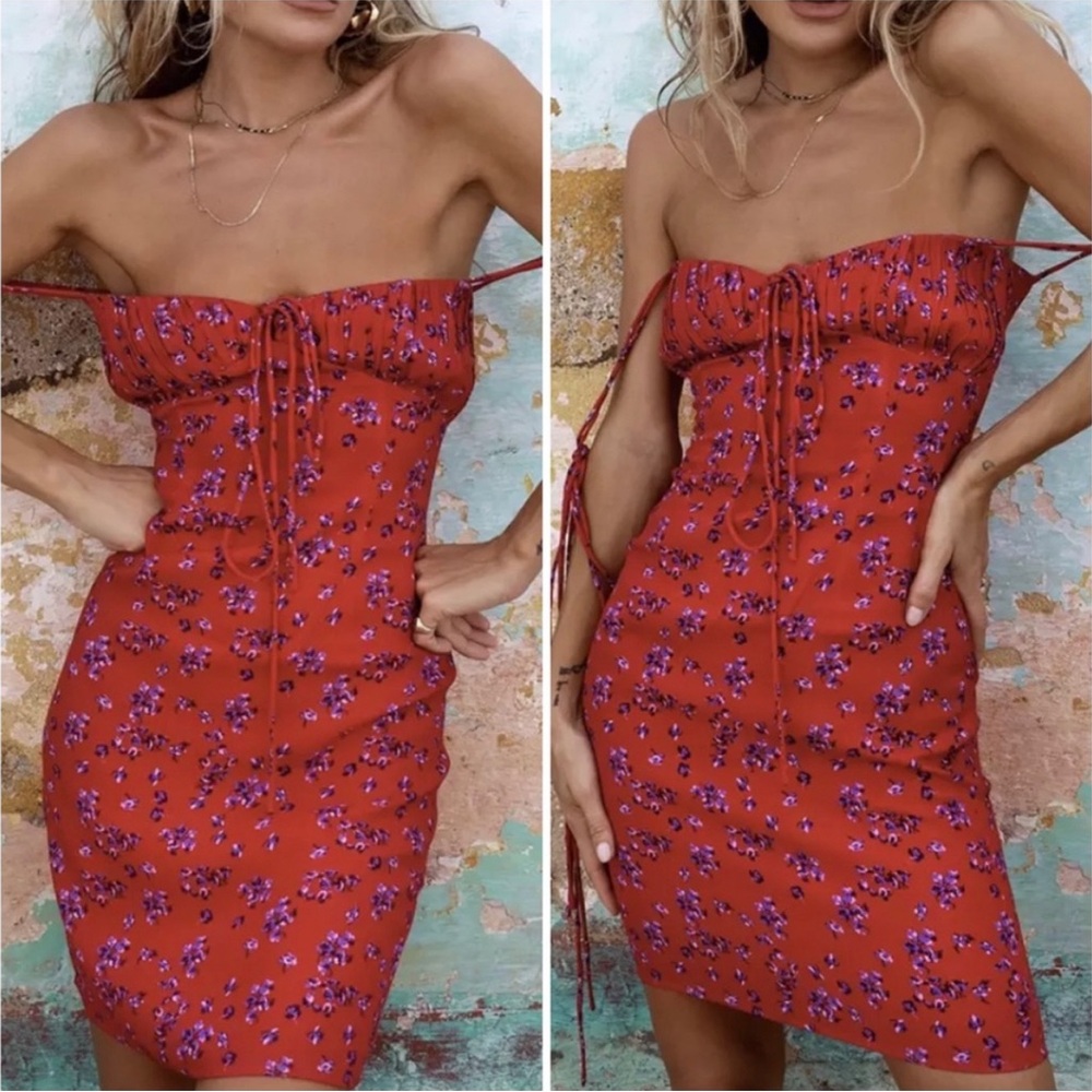 *SOLD* Rat & Boa Fia red mini dress size medium